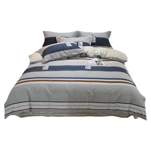 100纯棉被套单件150x200x230全棉加厚宿舍4三件套被罩双人180x220