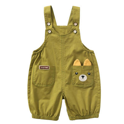 宝宝背带短裤夏季薄款纯棉