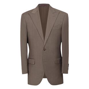 【1499礼盒】CULTUM澳毛半麻衬亲王格西服套装男士新郎结婚西装款