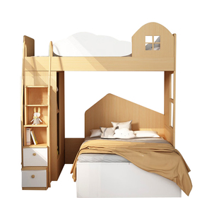 考拉森林 小户型高低床上下床多功能双层床1.5m儿童床高架床