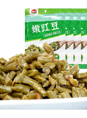 金菜地豇豆香辣拌面安徽下饭菜