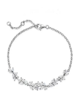 S999足银紫藤花手链情人节礼物