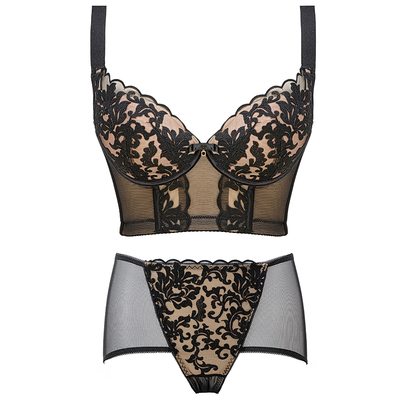 六排扣收副乳调整型聚拢塑形内衣