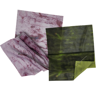 事儿高弹力印花网纱设计师布料