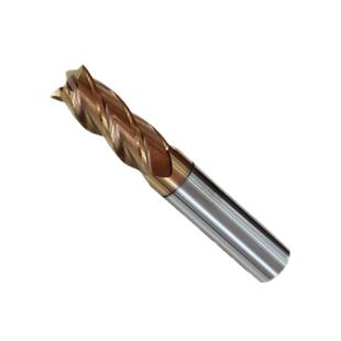 DESKAR戴斯卡60度钨钢涂层立铣刀CNC硬质合金4刃平底立铣刀1-20mm