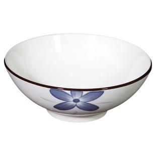 面碗斗笠碗家用陶瓷中式7寸加厚防烫高颜值网红简约创意大碗汤碗