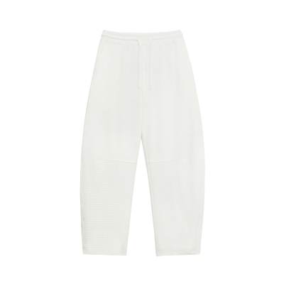 BODYDREAM BM新款肌理感纯色休闲裤男士宽松运动弯刀裤廓形镰刀裤