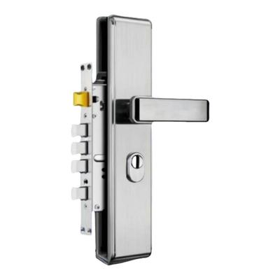 不锈钢高档防盗门锁通用型机械锁