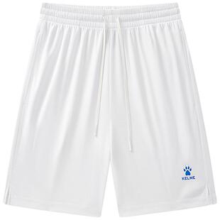 卡尔美五分短裤男士夏季休闲运动短裤宽松薄款裤子透气针织运动裤