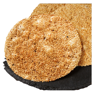 烧饼淄博特产芝麻饼薄脆饼干周村香酥咸烧饼零食小吃原味休闲食品