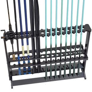 鱼竿架子鱼具店货架多功能展示架家用手杆路亚竿台球杆收纳架