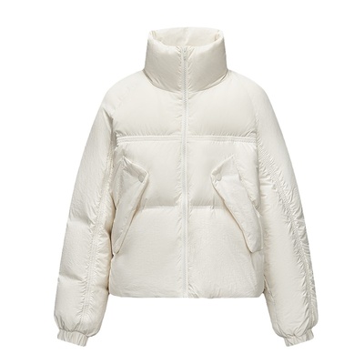 森马短款羽绒服三防外套女款冬季