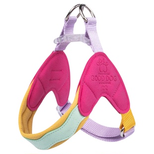 小型犬狗狗宠物夏季薄款胸背带高颜值比熊专用狗绳子牵引绳不勒脖