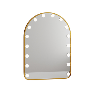 大号专业级影楼美妆摄影拱形led化妆镜子台式桌面梳妆带灯泡智能