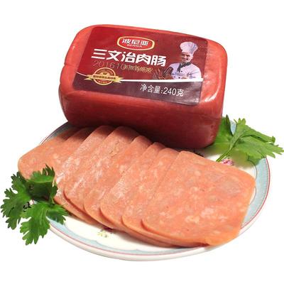 波尼亚三文治肉肠240g*5支午餐肉