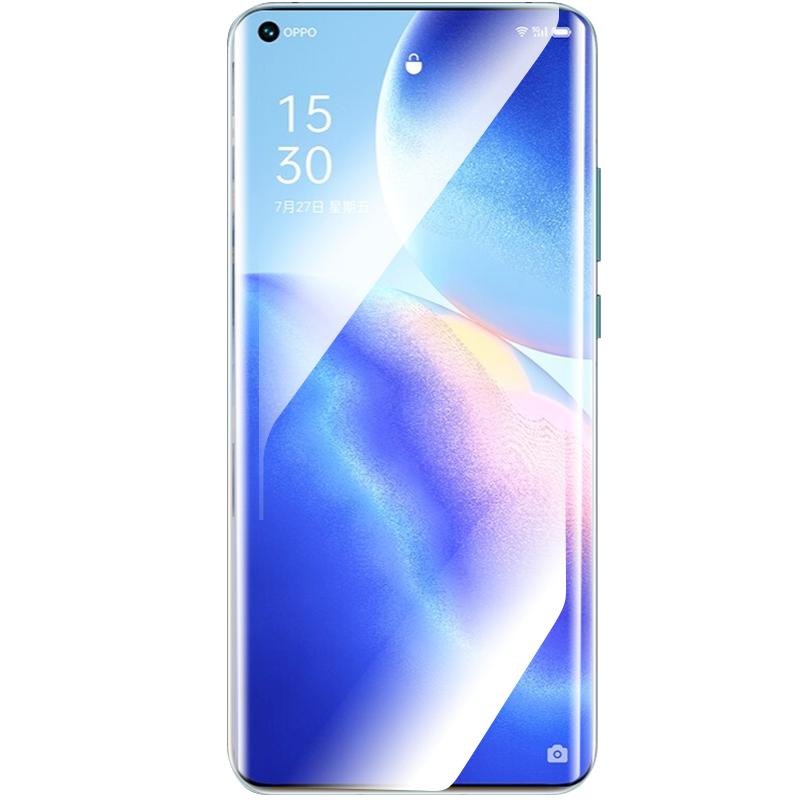 适用opporeno5pro水凝膜reno4十手机贴膜5k全屏覆盖opporeno5pro+一体软膜opopreno曲屏全身全包边5g曲面防摔