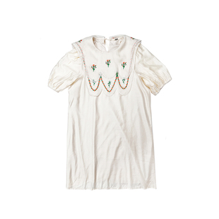 PEIPEI佩佩孕妇装民族风轻奢刺绣透气夏装显瘦高定连衣裙孕后期