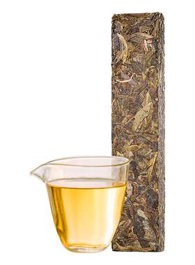 买2 送1 临沧茶区黄金条普洱茶生茶长方形砖茶300g 百花岭茶叶