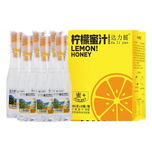 达力摇蜂蜜水分离式柠檬蜜汁新鲜便携饮料385g*6瓶整箱