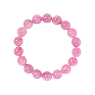 曦光里【爱无限】7A+天然色~收藏级老矿马粉水晶高货紫马粉手串女