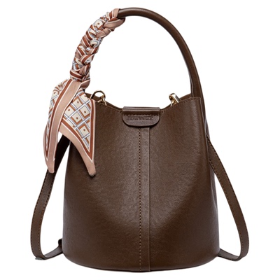 通勤水桶包高级软皮妈妈包斜挎包