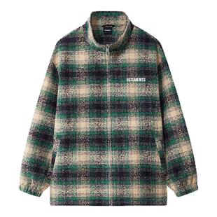 VETEMENTS 秋冬男女同款皮标绣花设计夹克外套银泰百货 301446