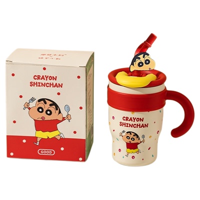 蜡笔小新大容量保温杯冰霸杯