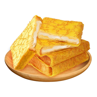 蛋皮吐司面包整箱早餐营养代餐夹心晚上解饿零食休闲小吃卡尔食顿