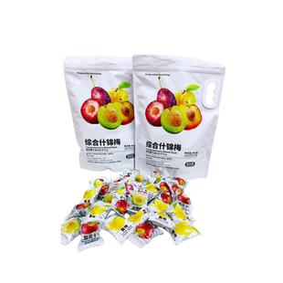 伯乐尝青轻梅加应子蓝莓李果综合什锦梅子零食青梅西梅酸果干蜜饯