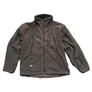 战术汤姆 黑灰色400克防寒保暖抓绒面料夹克外套风衣打底保暖内胆