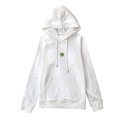 SKYINTL薄款宽松棉刺绣卫衣