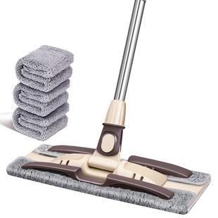 夹布拖把平板大号家用免手洗平拖擦地懒人地拖瓷砖地免洗静电拖布