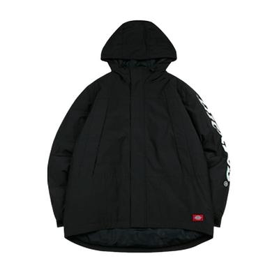 dickies左袖印花拉链厚棉服夹克