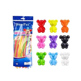 加厚马卡龙气球生日场景布置装饰260长条防爆造型充气魔术打气筒