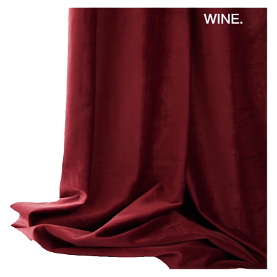 洁尔馨遮光防晒高雅酒红窗帘遮阳