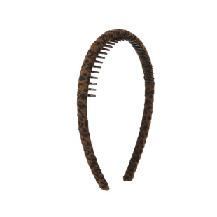 DODOGOGO豹纹带齿洗脸发箍女2026新款简约日常头箍高级感发饰头饰