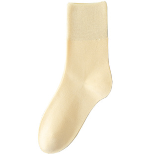 春秋无骨松口袜子女宽口月子袜秋冬产后纯棉产妇孕妇脚肿老人袜子