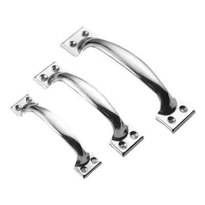 老式抽屉拉手明装家用把手弓形304不锈钢橱柜柜门门窗木门小拉手