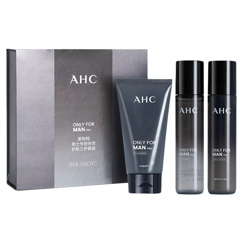 AHC男士水乳洁面三件套