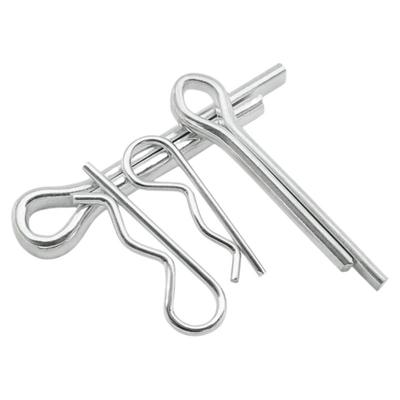304不锈钢镀锌开口销弹性发夹