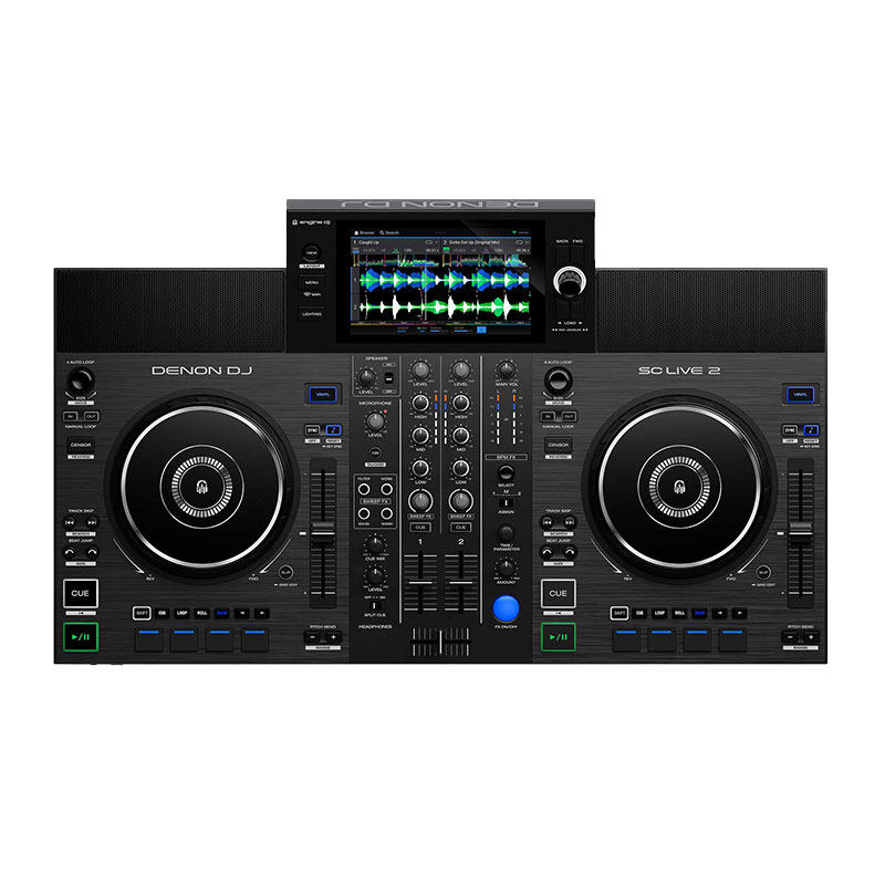 天龙Denon SC LIVE2/4 一体机U盘DJ打碟机数码Serato软件自带音响