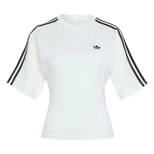 阿迪达斯三叶草女装2026夏季新款SLIM SS TEE 休闲短袖T恤KY5093
