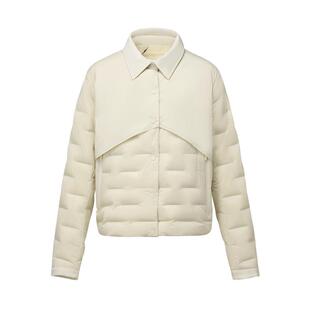 DESCENTE迪桑特DUALIS系列都市通勤防泼水女士短款羽绒服