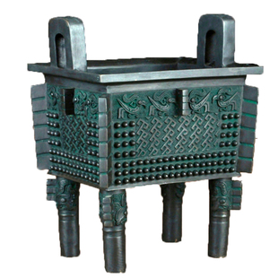 铜艺铺小号纯铜鼎风水摆件家居装饰一言九鼎工艺品青铜鼎开业礼品