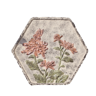 庭院汀步石中式脚踏板花园装饰摆件阳台创意户外地砖园林草坪布置