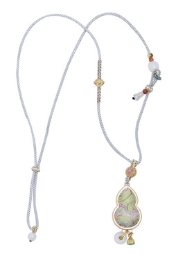 非遗宋锦葫芦吊坠国风毛衣项链挂件新中式挂链送人闺蜜礼物饰品女