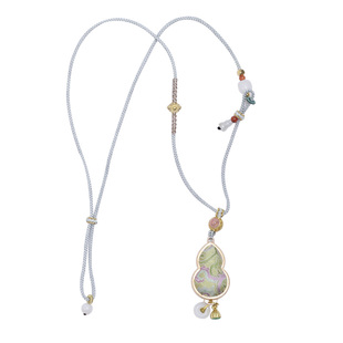 非遗宋锦葫芦吊坠国风毛衣项链挂件新中式挂链送人闺蜜礼物饰品女