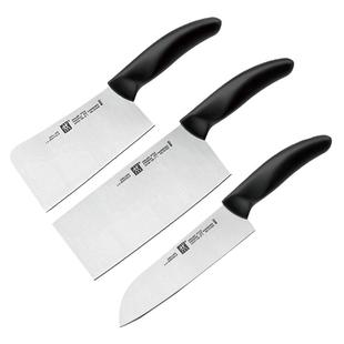 德国双立人刀具切菜刀斩骨刀多用刀3件套装厨房家用不锈钢