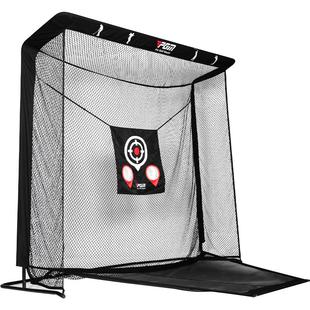 PGM高尔夫练习网室内自动回球网切杆打击笼发球机训练套装打击网