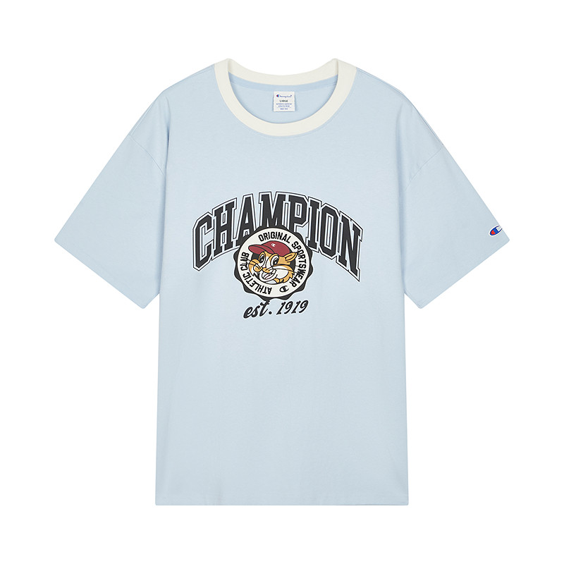 Champion纯棉印花短袖T恤